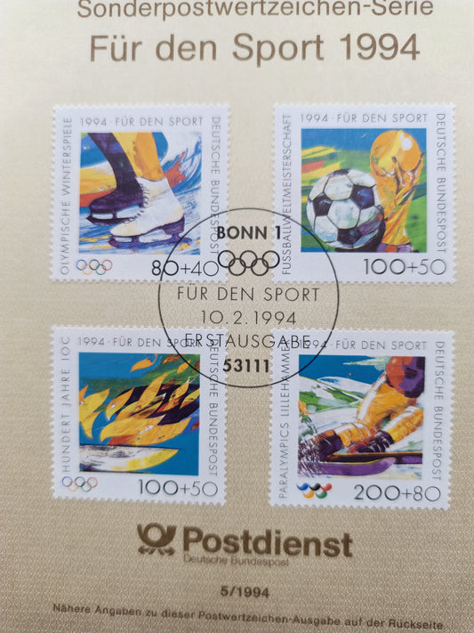 Sporting Milestones: "Für den Sport 1994" Series