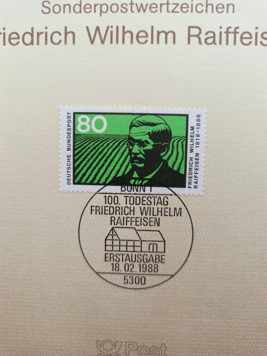 The Pioneer of Cooperation: 100th Anniversary of Friedrich Wilhelm Raiffeisen