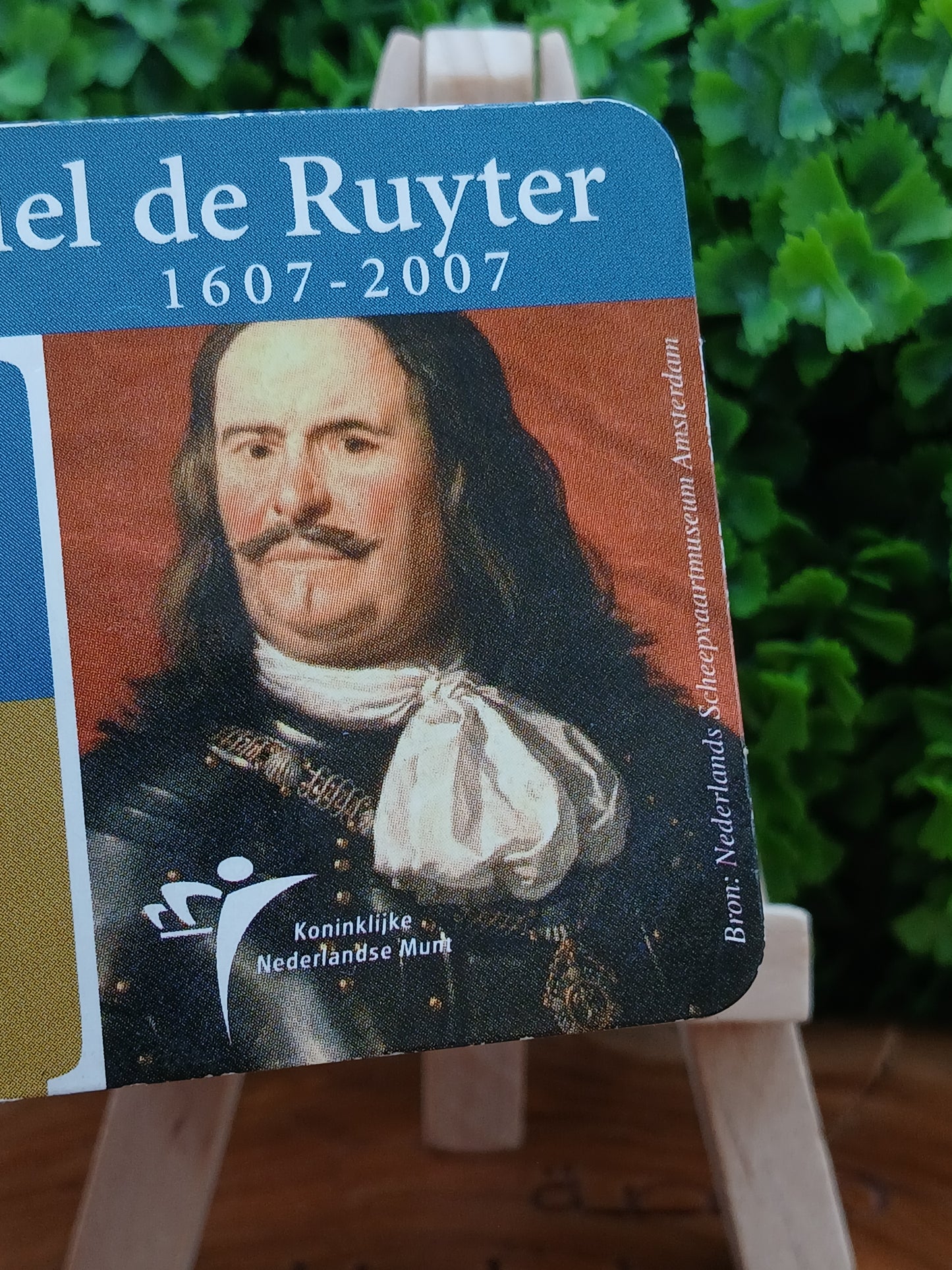 5 Euro Commemorative Coin – Michiel de Ruyter . Silver limited edition