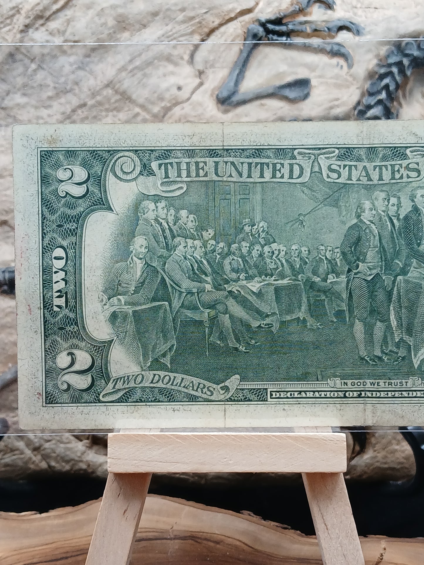 2 American dollars . 1976