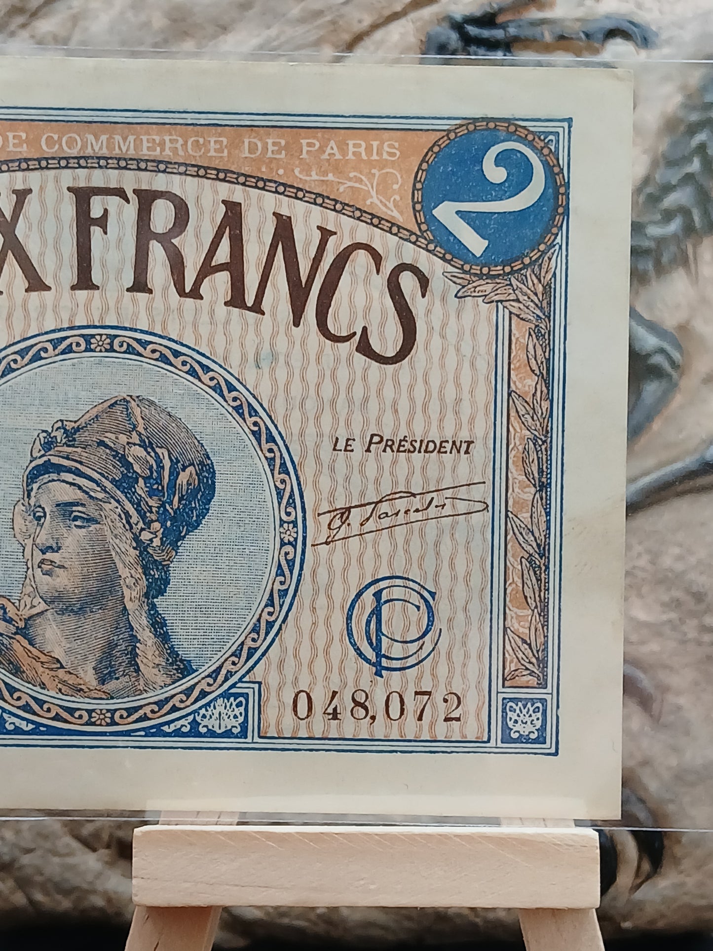 2 francs. France. 1919 (emergency)