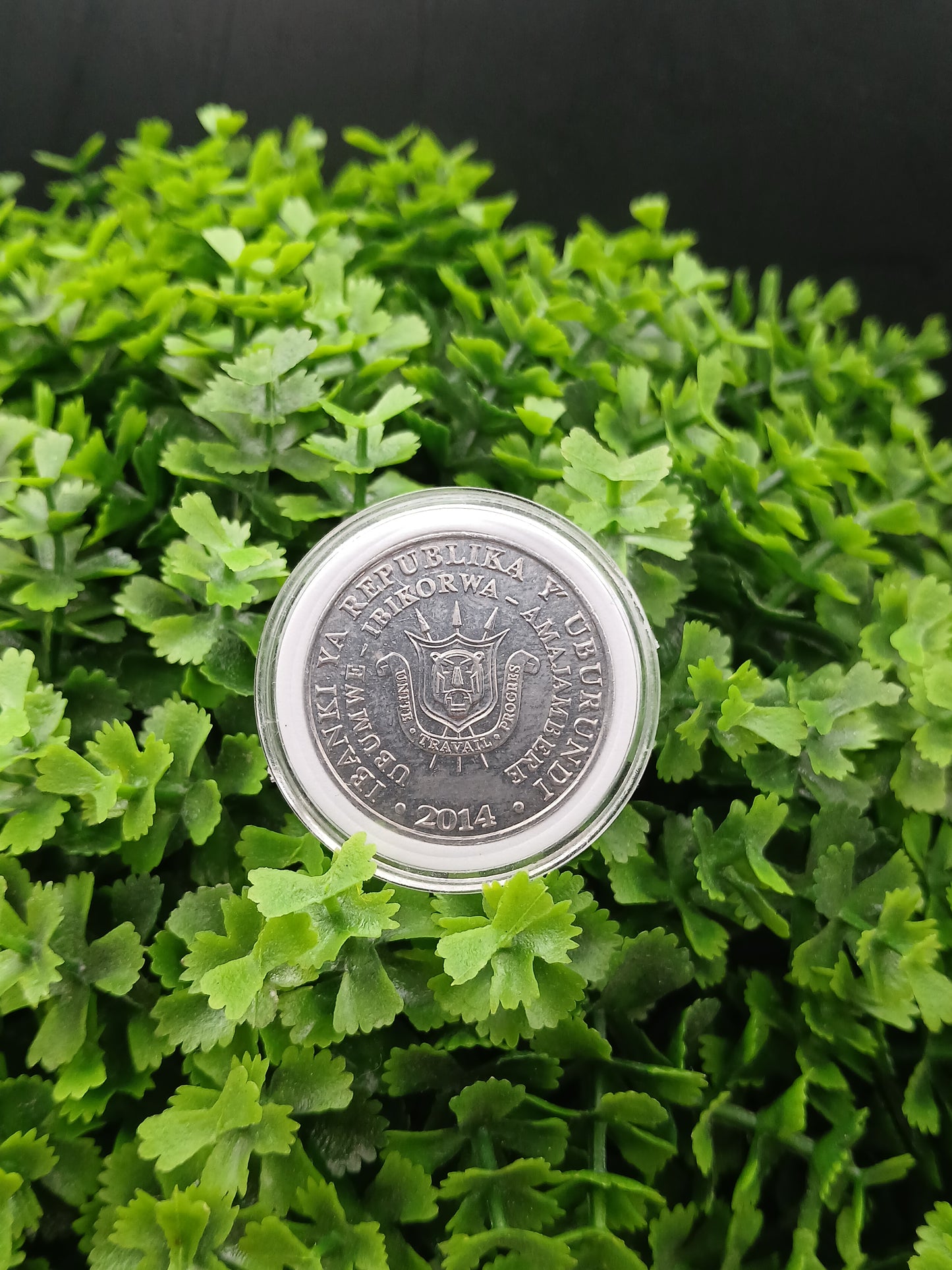 5 francs set . Burundi 2014