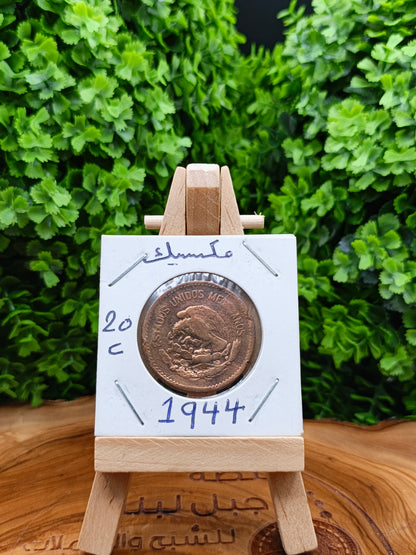 20 Centavos . Mexico . 1944