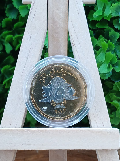 250 lira . Lebanon lucky coin 2012