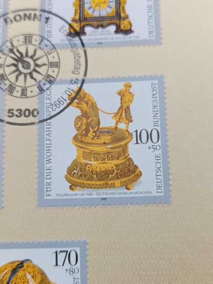 Germany Gedenkblatt First Day Souvenir Leaf (1992)