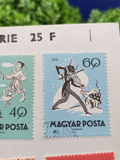 1959 Hungary Fairy Tales Stamp Set