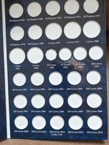 Lebanese coin collection 1924-2018