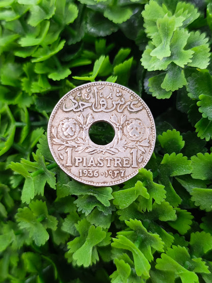 1 piaster . greater Lebanon 1936