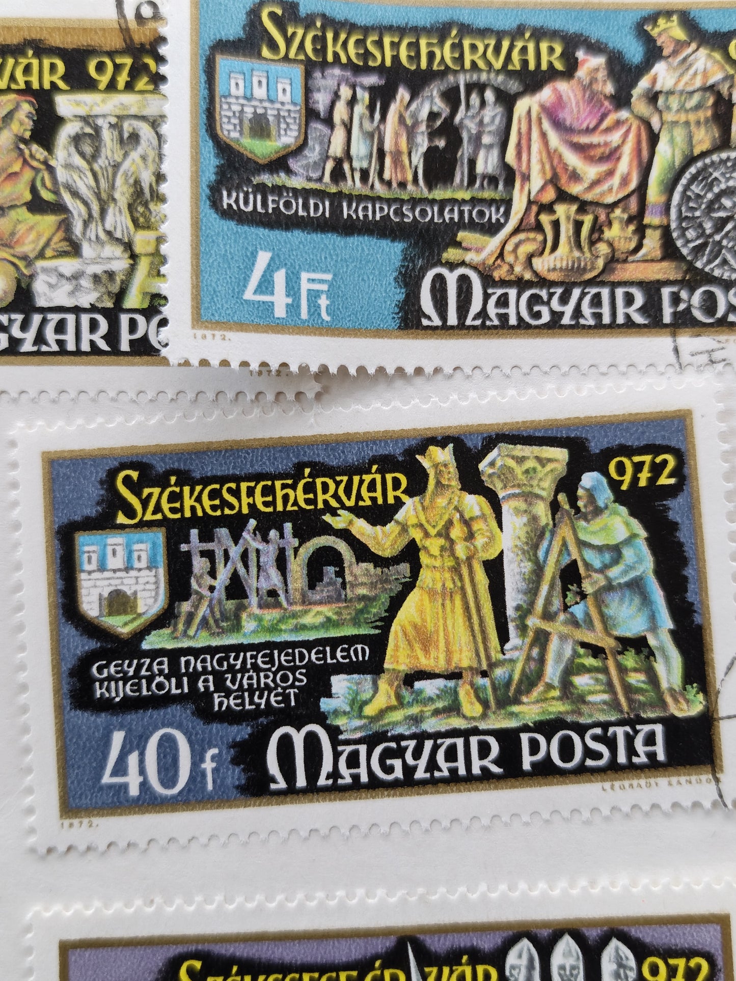 1972 Hungary Millennium of Székesfehérvár Stamp Set