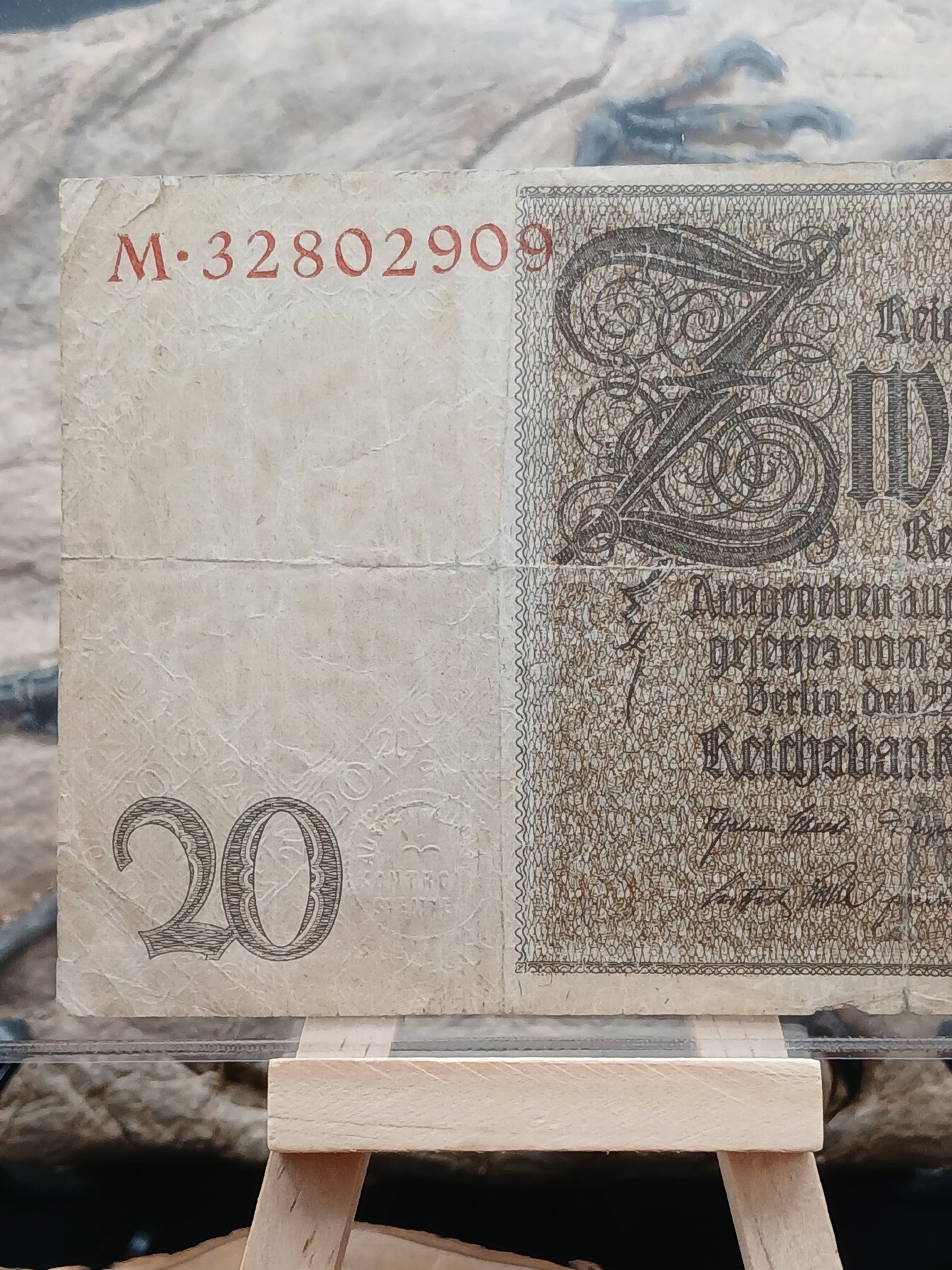 20 Reichsmark . Germany .  1924