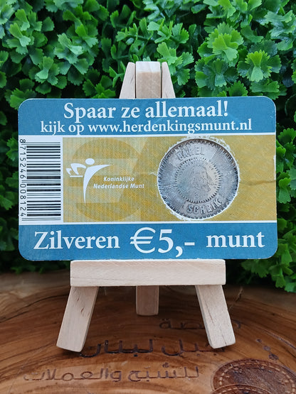5 Euro Commemorative Coin – Michiel de Ruyter . Silver limited edition