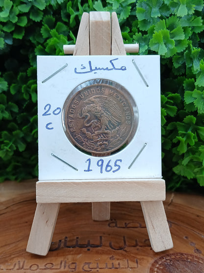 20 centavos . Mexico 1965