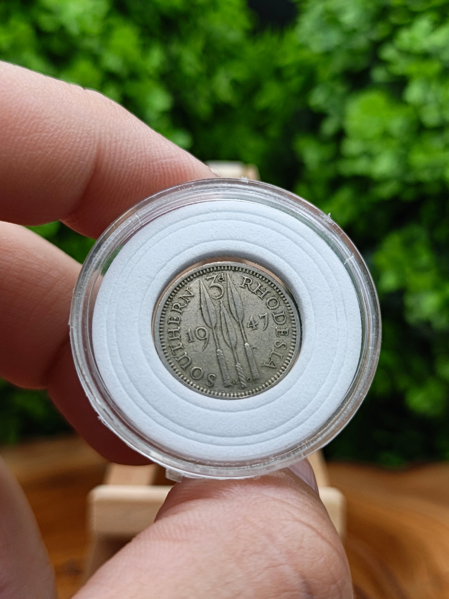 3 Pence . Southern Rhodesia . 1947