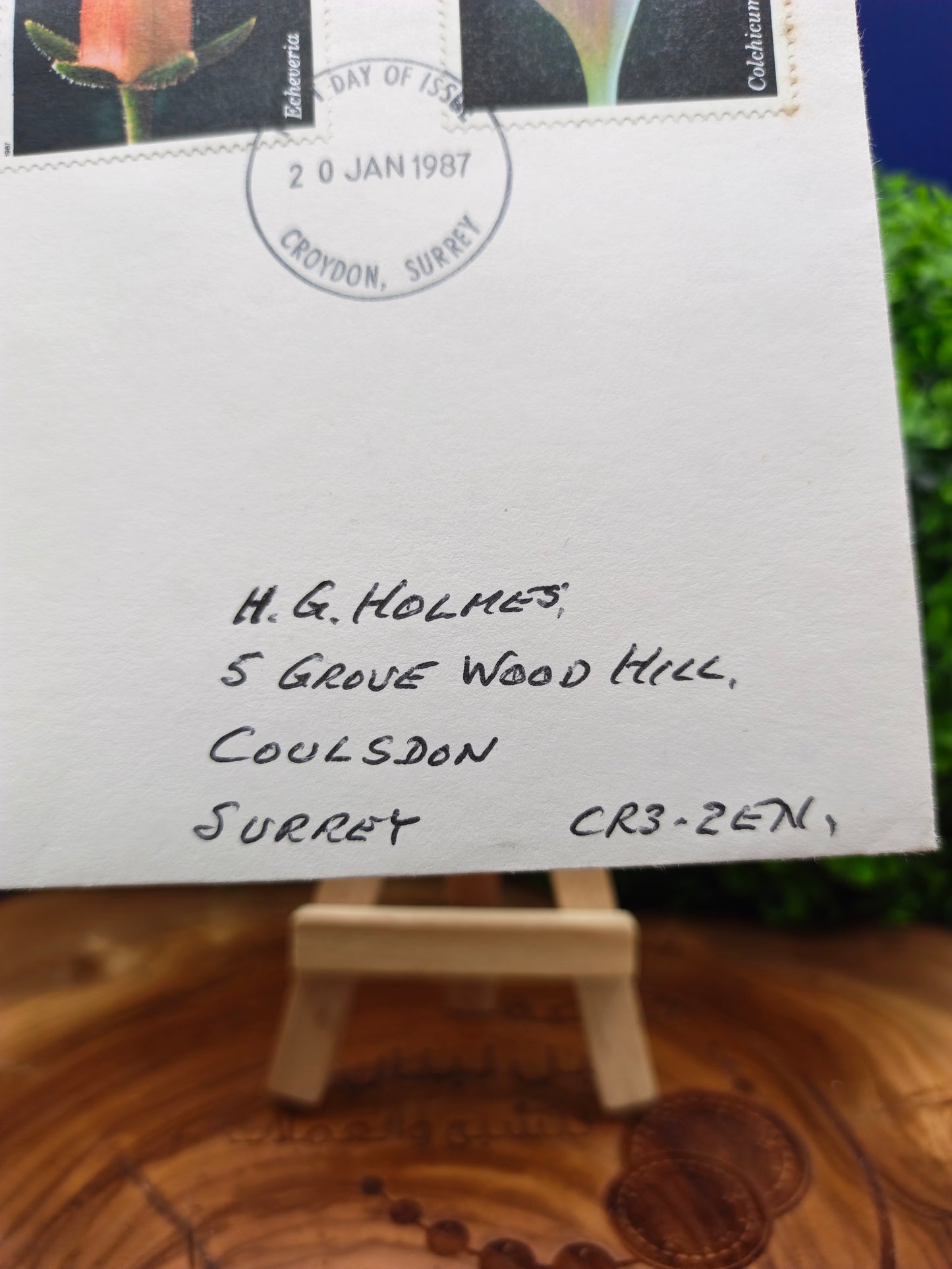 British Royal Mail Collection: 1987 First Day Cover Postmarked in Croydon