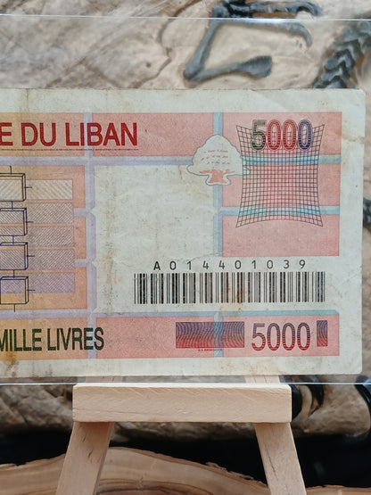 5000 Lebanese lira.  1994
