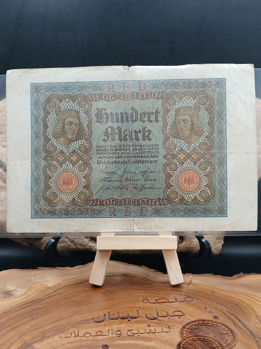 100 Mark . Germany .  1920