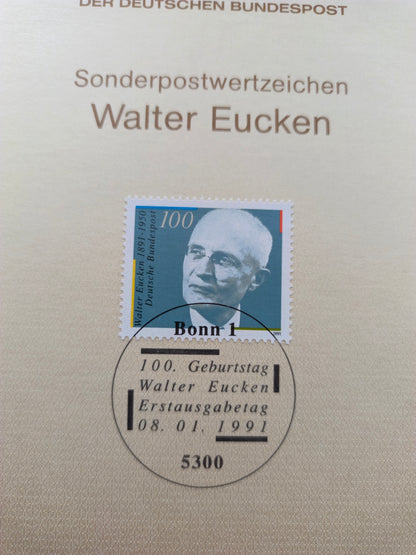 Architect of the Social Market Economy: The Walter Eucken Centenary