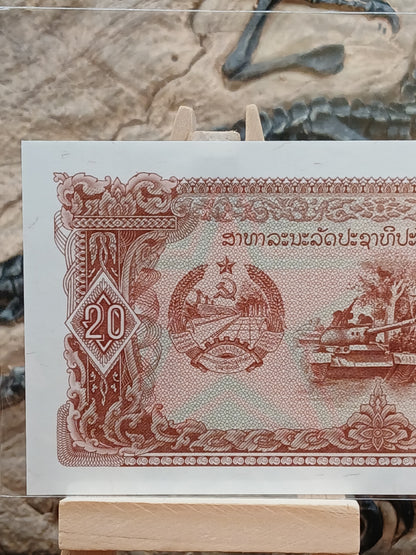 20 kip . Replacement.  Laos . 1979