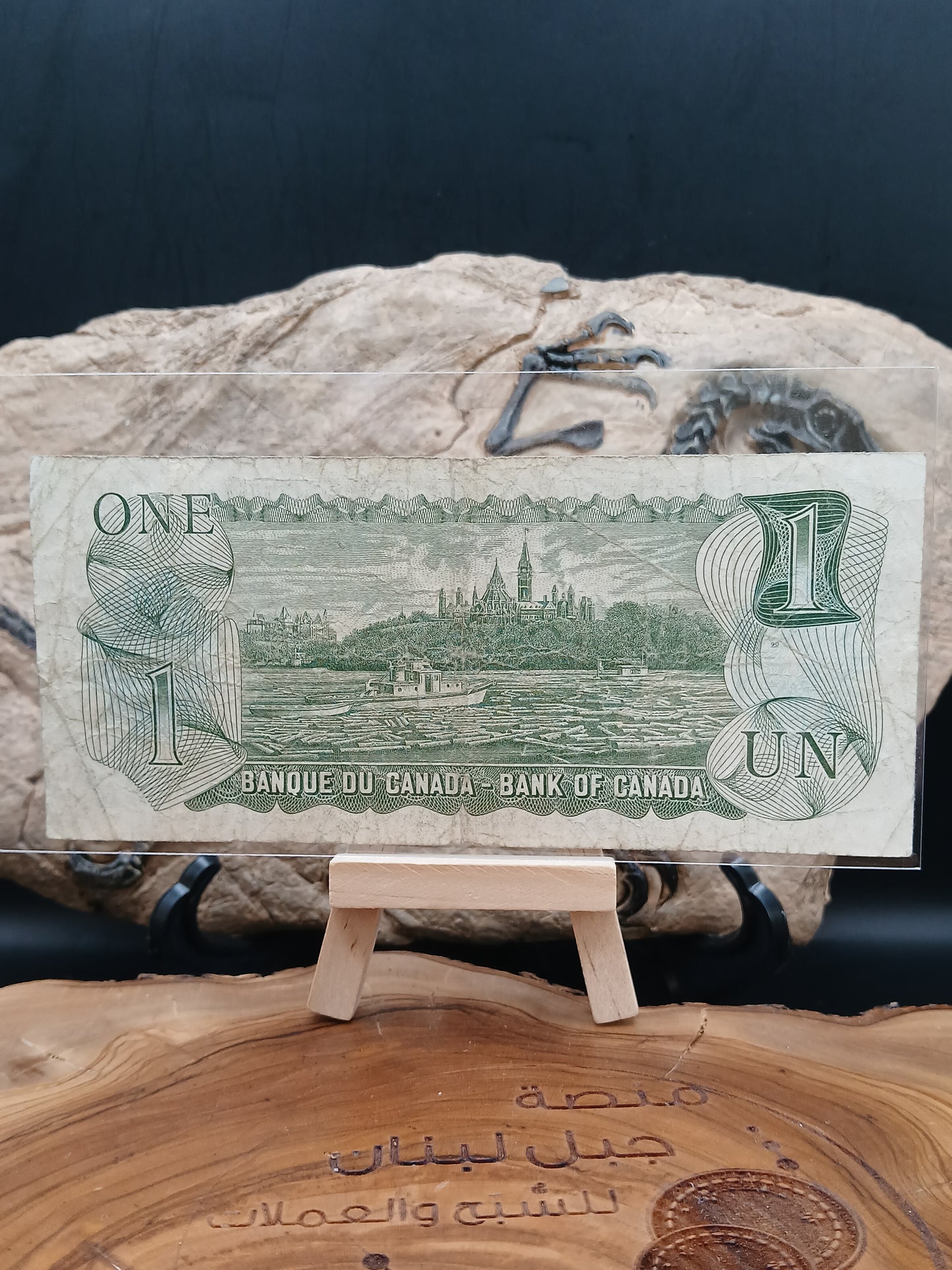 1 dollar . Canada.  1973
