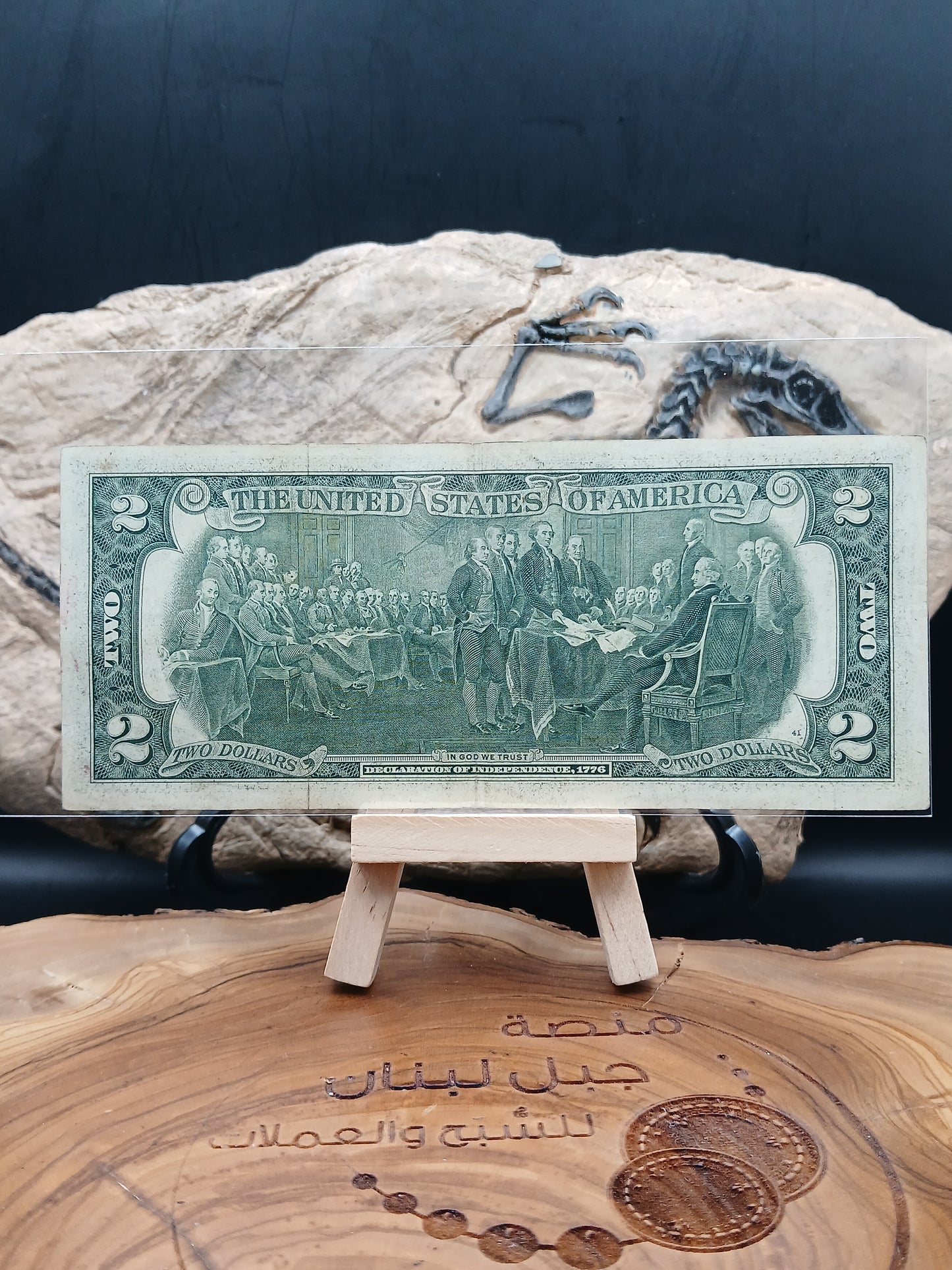 2  American dollars . 1976