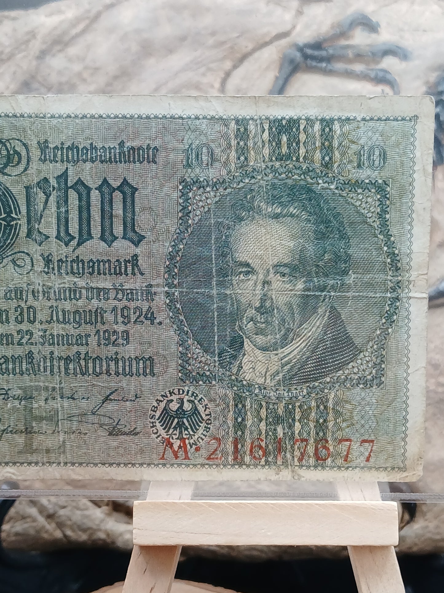 10 Reichsmark . Germany.  1924