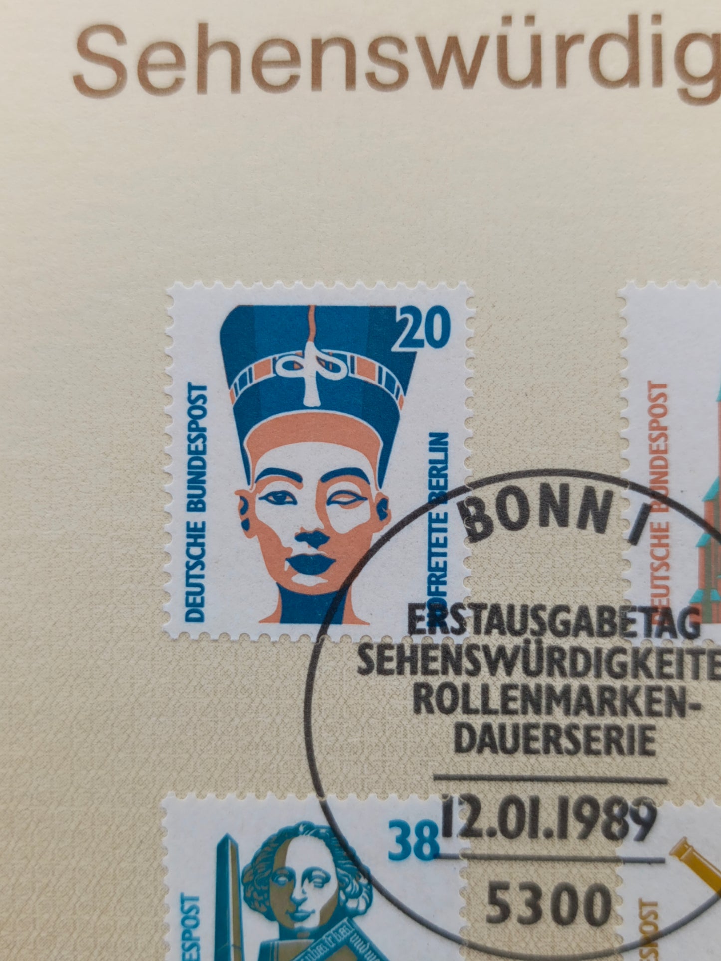 Cultural Treasures: "Sehenswürdigkeiten" 1989 Definitive Series