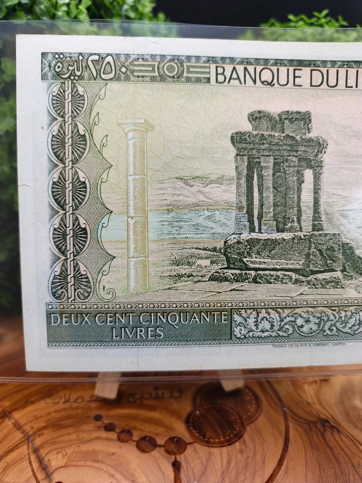 250 lira . prefix AA 1986 . lebanon