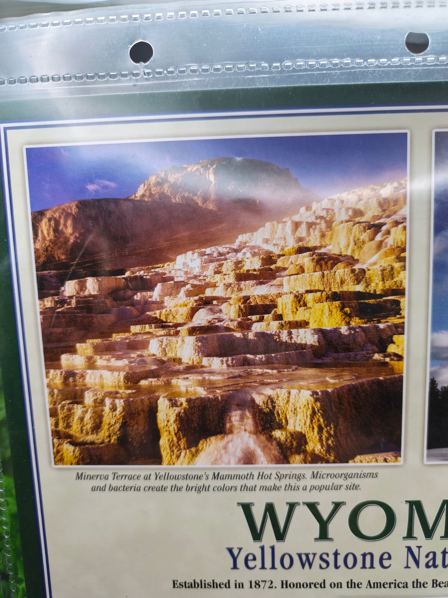 2010 Wyoming "America the Beautiful" Quarter Set & Philatelic Display