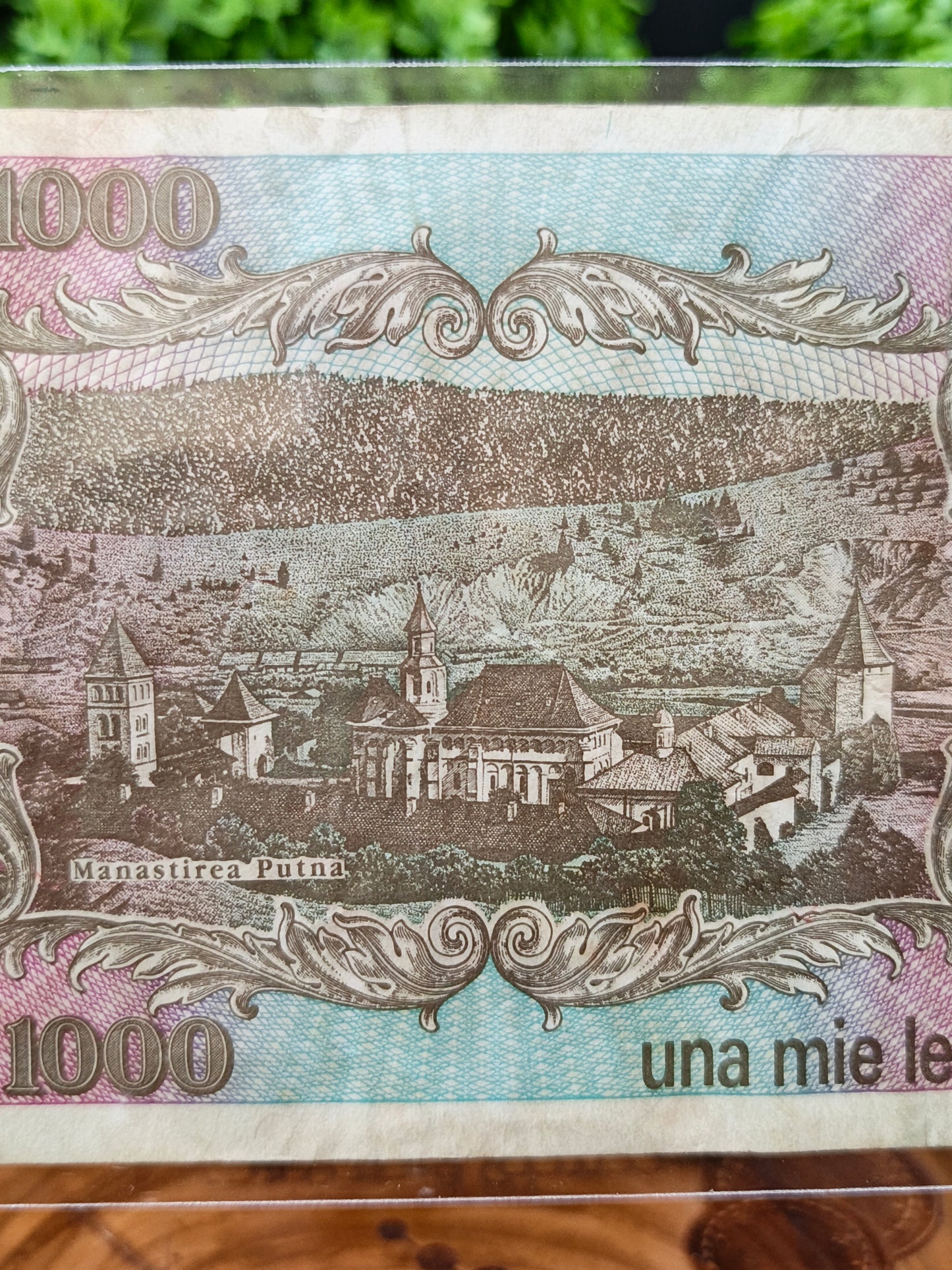 1000 lie . Romania. 1991