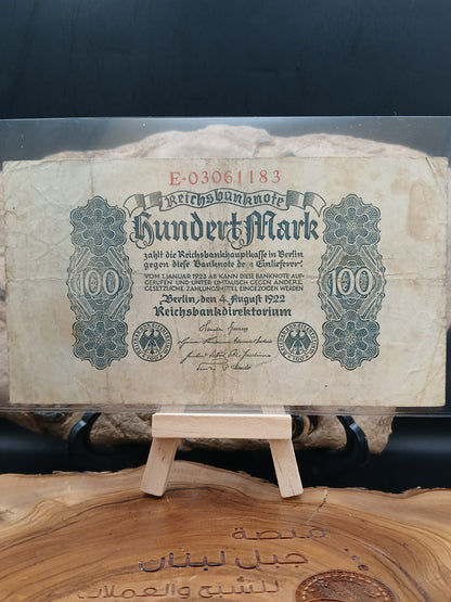 100 Mark. 1922 . Germany