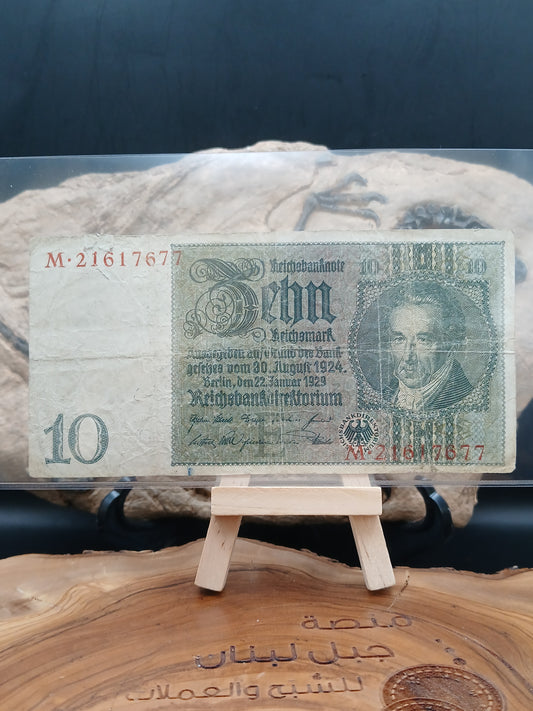 10 Reichsmark . Germany.  1924