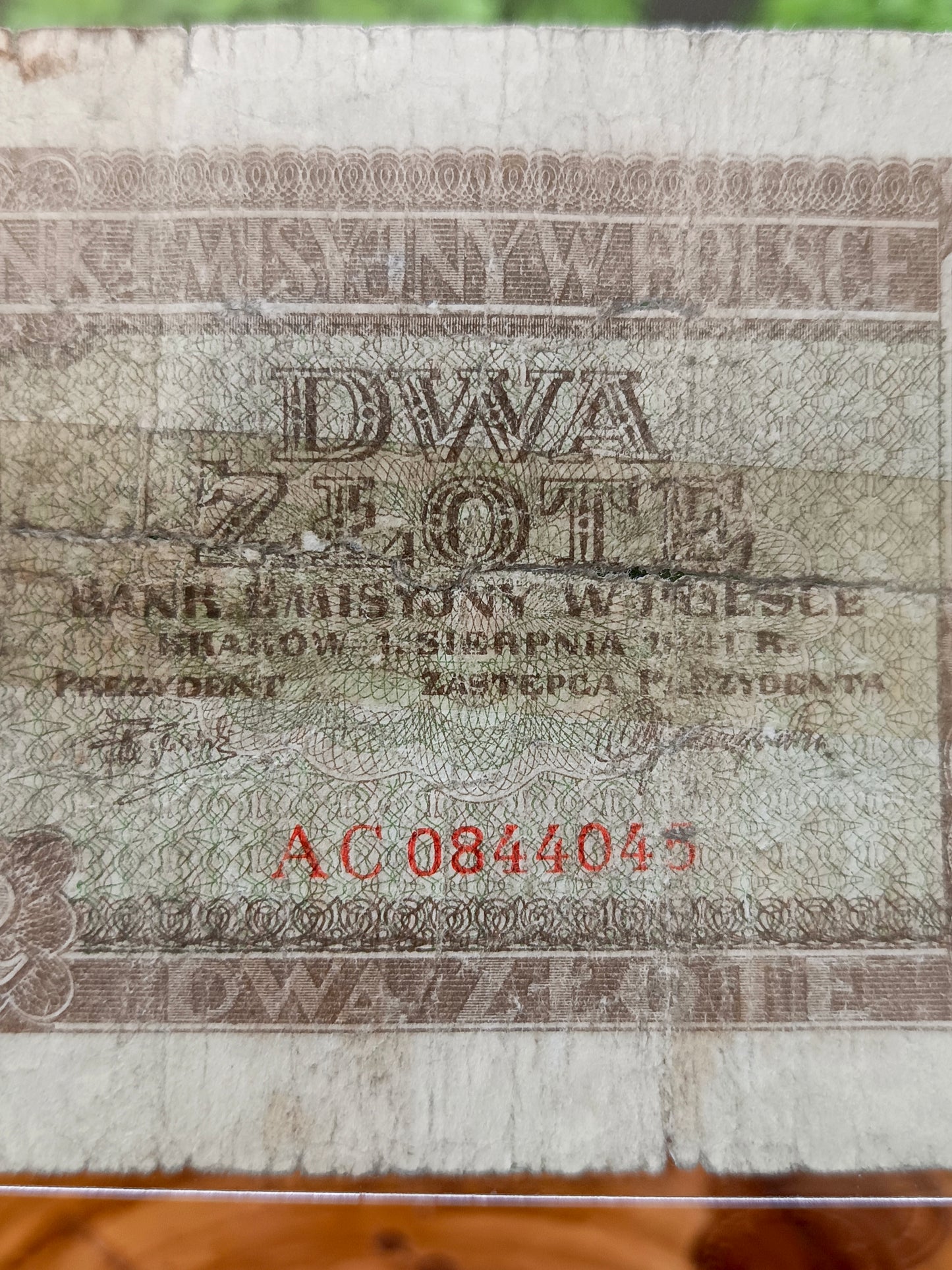 2 zlote . poland 1941