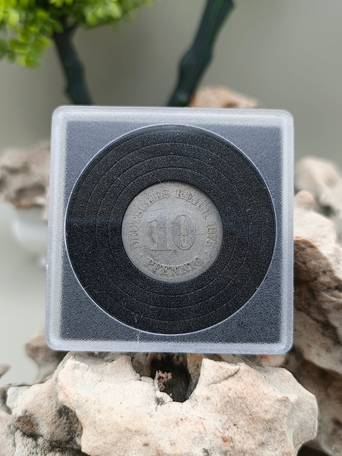 10 pfennig . German empire . 1875