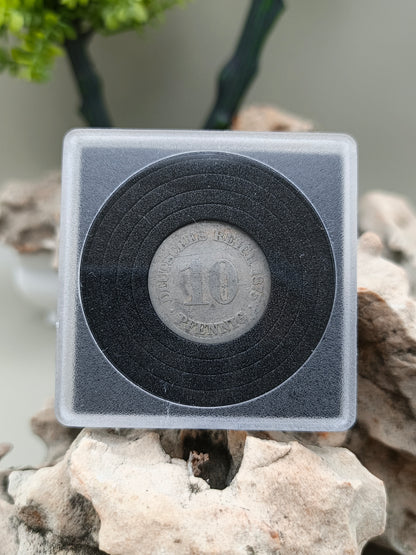 10 pfennig . German empire . 1875