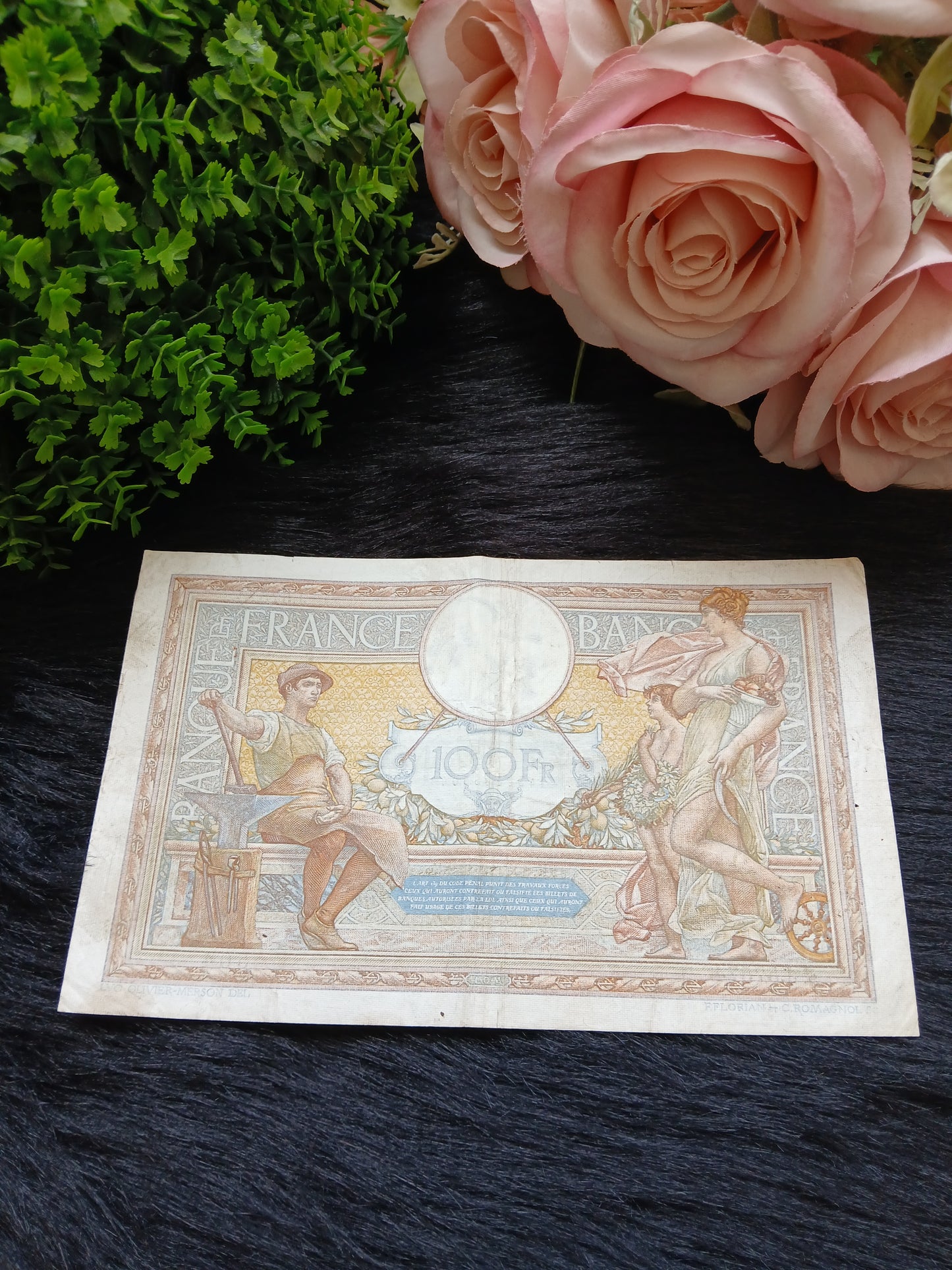 100 cent francs . France.  1938