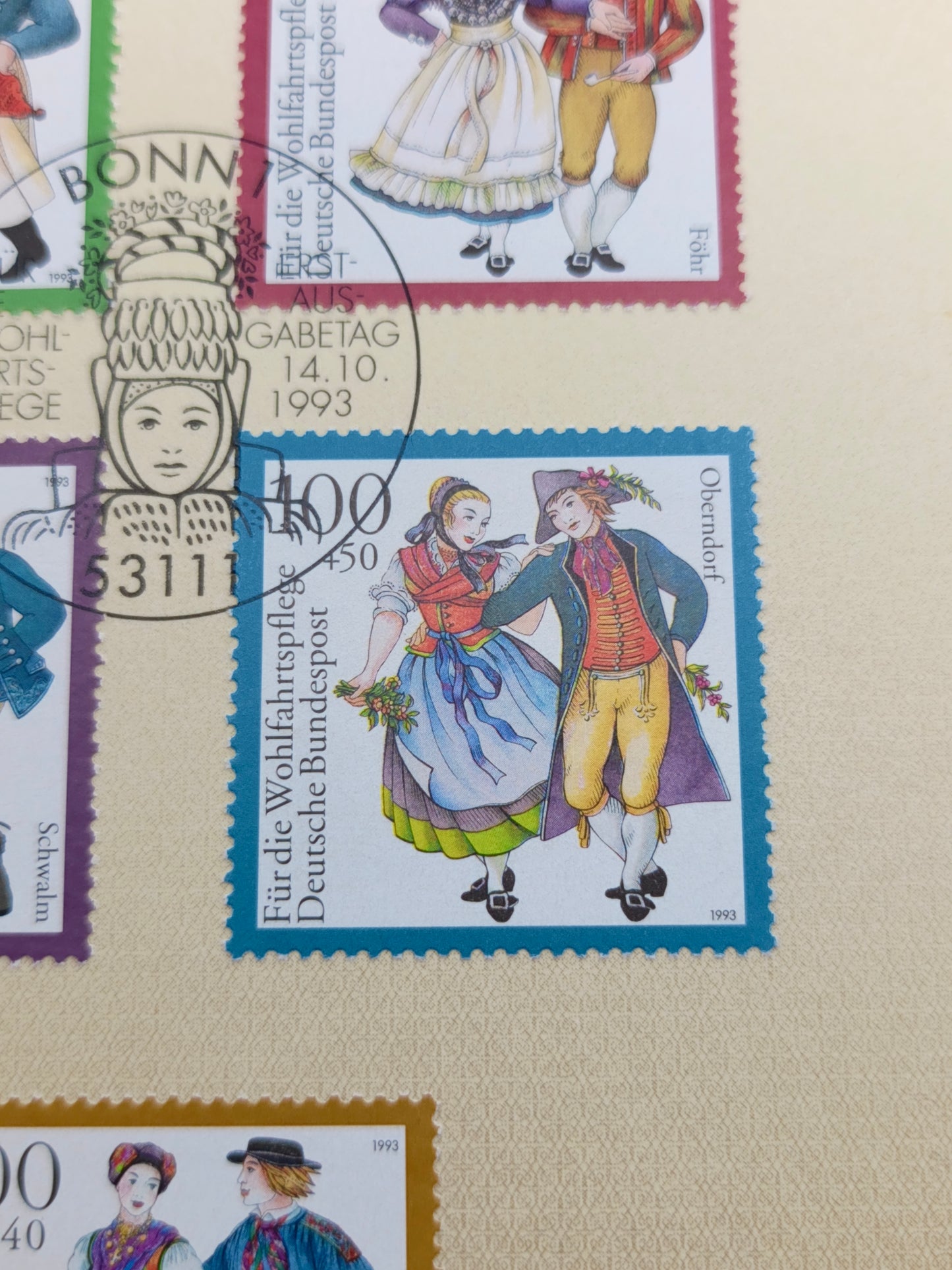 Traditional Heritage: 1993 Welfare Stamps