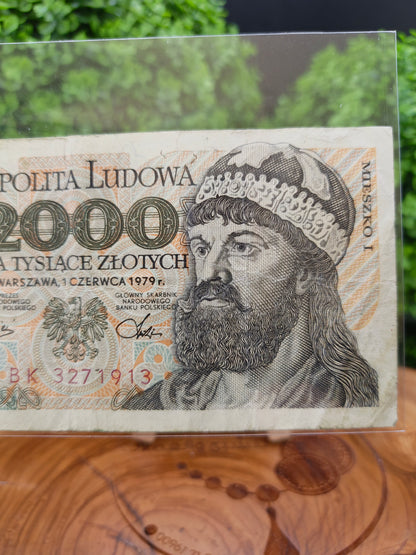 2000 Zlotych . poland. 1979