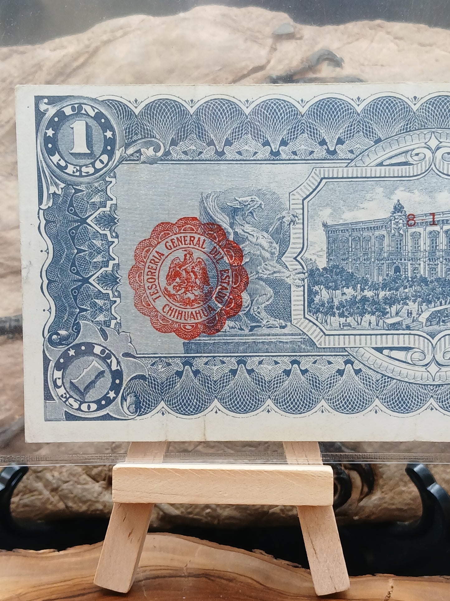 1 peso . Mexico.  Chihuahua . 1915