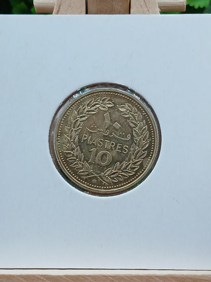 10 piasters (essai) . lebanon 1972