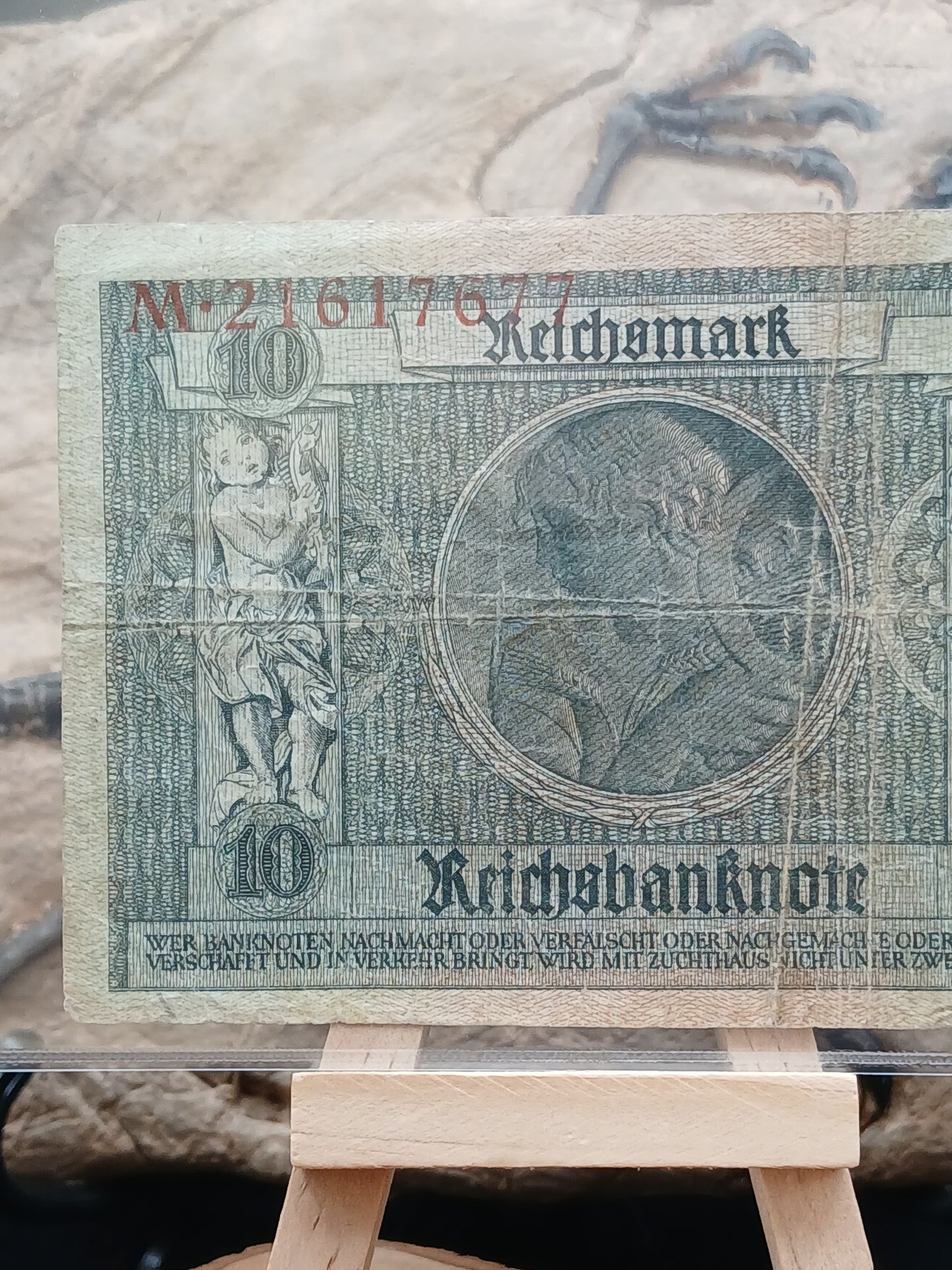 10 Reichsmark . Germany.  1924