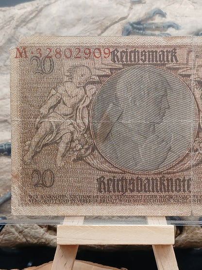 20 Reichsmark . Germany .  1924