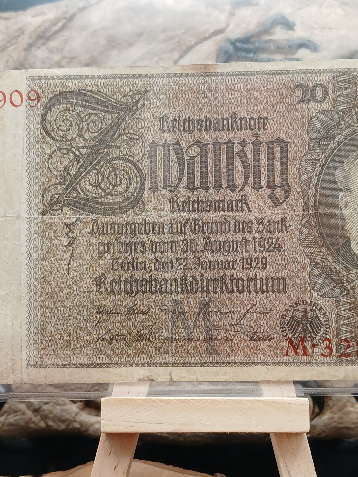 20 Reichsmark . Germany .  1924