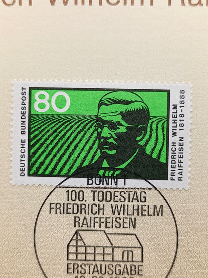 The Pioneer of Cooperation: 100th Anniversary of Friedrich Wilhelm Raiffeisen