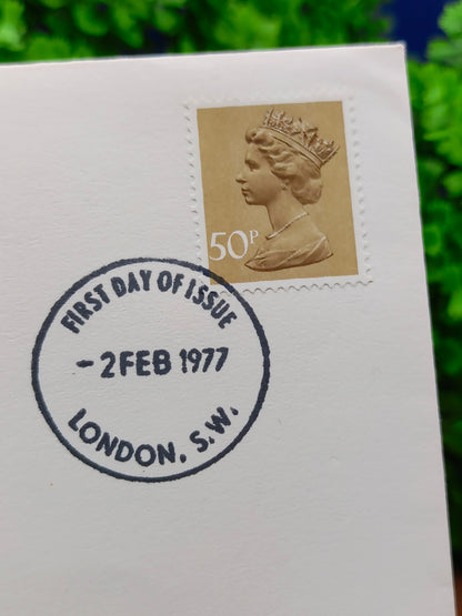 British Royal Mail First Day Cover (1977)