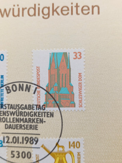 Cultural Treasures: "Sehenswürdigkeiten" 1989 Definitive Series