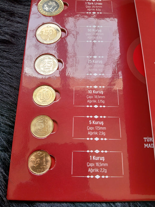 COINS OF THE REPUBLIC OF Türkiye 2022
