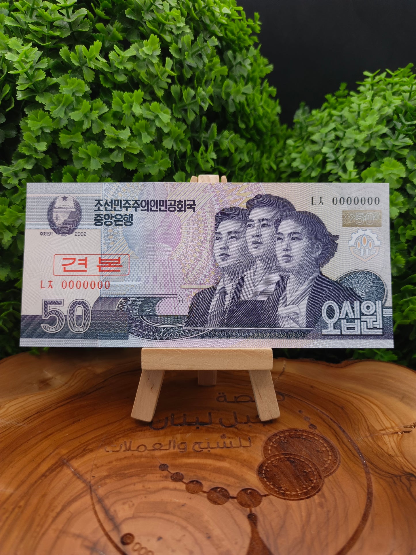 5 - 10 - 50 - 100 - 200 - 500 - 1000 - 2000 - 5000 won . North Korea . (2002_2008)