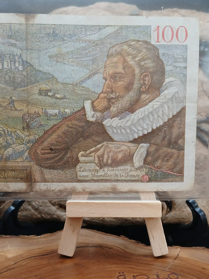 100 cent francs.  France.  1939