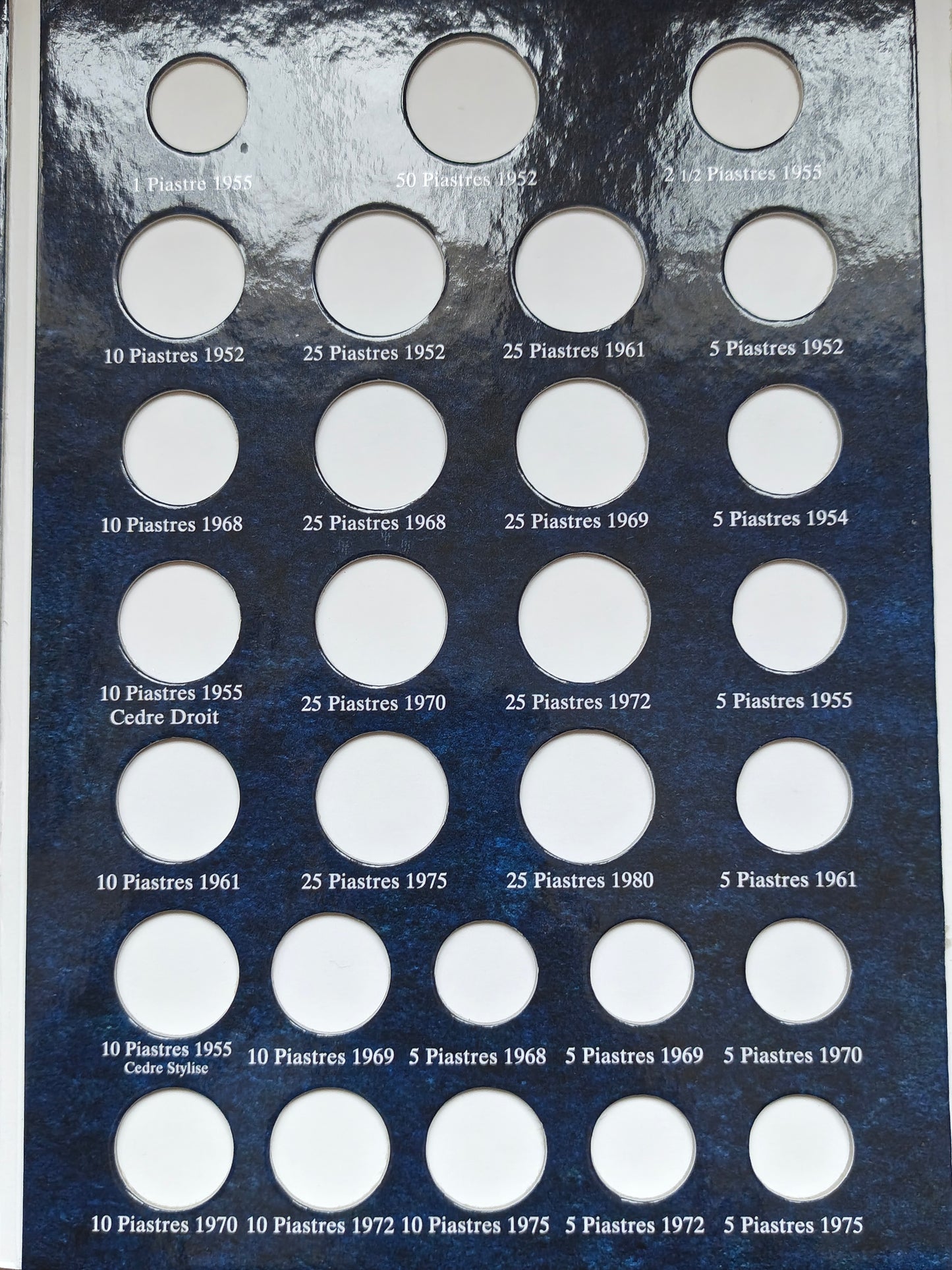Lebanese coin collection 1924-2018