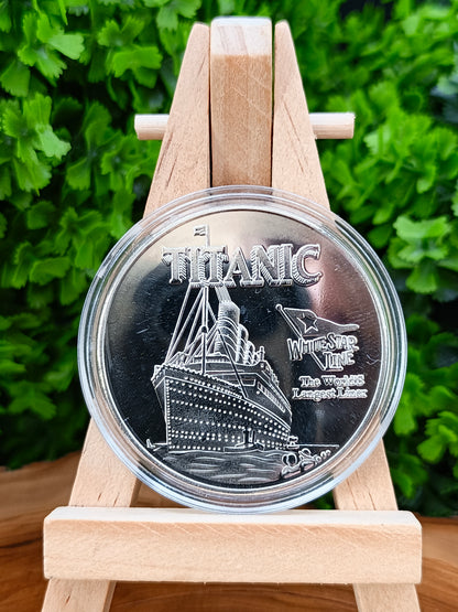 Premium Silver Commemorative Medal of the Legendary Titanic | Special Documentary Edition